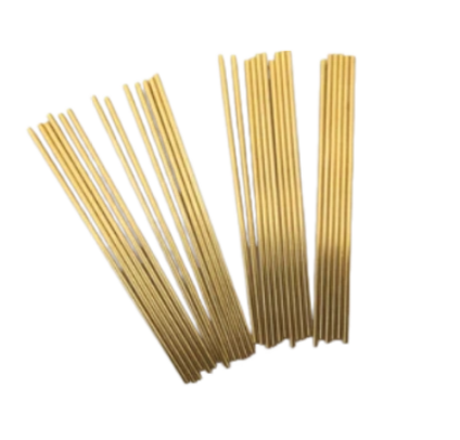 Gold-plated pure tungsten rod